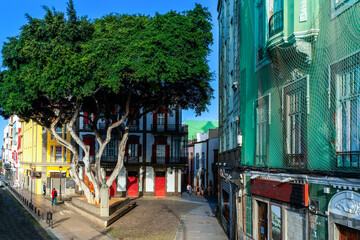 streets of vegueta in las palmas de gran canaria