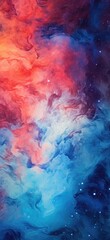 A vivid painting of a cosmic explosion of color that brings a sense of artistry and awe to its viewers