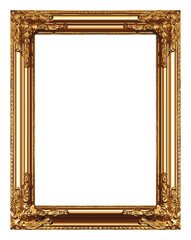 beautiful ornate vintage gilded picture frame