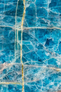 Apatite mineral close up