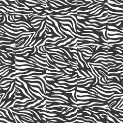 Seamless pattern of zebra squares. Vector stock illustration eps10.