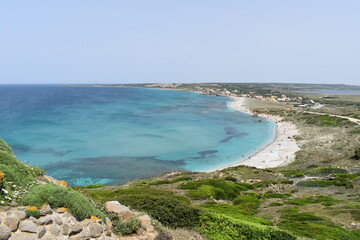 Fototapeta premium Plage à San Giovanni di Sinis, Sardaigne Italie