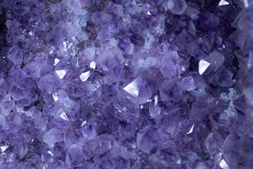 Nahaufnahme eines Amethyst
