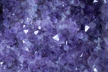 Nahaufnahme eines Amethyst