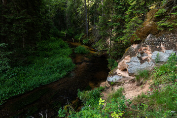 Blacksmith’s cave in Cesis, Latvia.