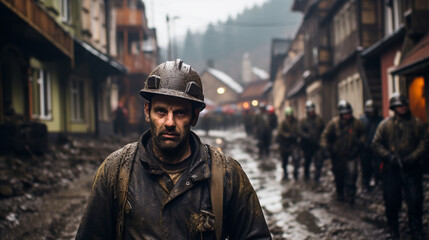 Glimpse of Miners' Daily Lives in a Mining Town 