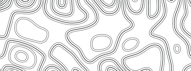 Topographic map patterns. Vintage outdoors style. Geographic abstract grid. Retro Outline Topographic Map Vector