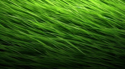  a close up view of a green grass textured background.  generative ai