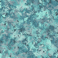Camouflage pattern background. Classic clothing style masking camo repeat print