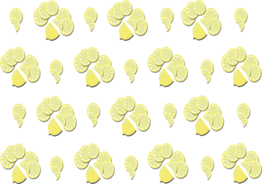 seamless pattern with lemons