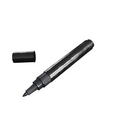 Black marker isolated