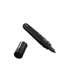 Black marker isolated