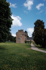 old castle in the park