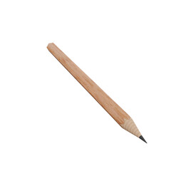 Wood pencil isolated