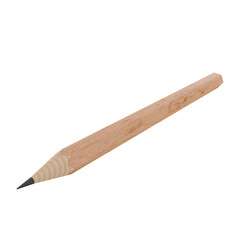 Wood pencil isolated