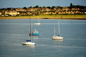 Harwich Port and ship views from Ferry Crossing