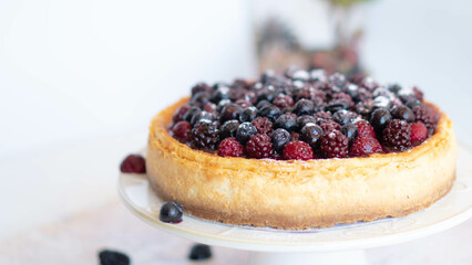 Red fruit cheesecake