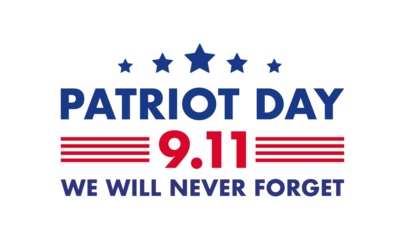Patriot Day 9.11 we will never forget Background Illustration