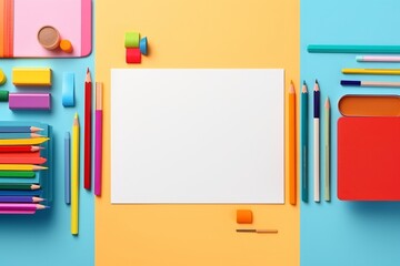 Back to School Supplies Mockup: Get Ready for a New Year of Learning!