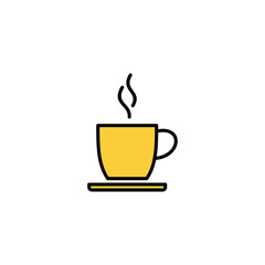 coffee cup icon vector for web and mobile app. cup a coffee sign and symbol