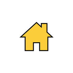 House icon vector for web and mobile app. Home sign and symbol