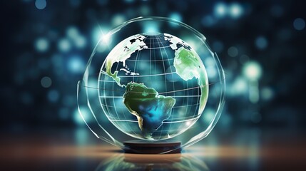 Obraz premium Environmental technology concept. Sustainable digital development goals. SDGs.