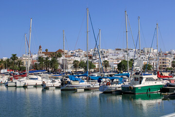 Fototapeta na wymiar Ayamonte Marina Harbour, Spain