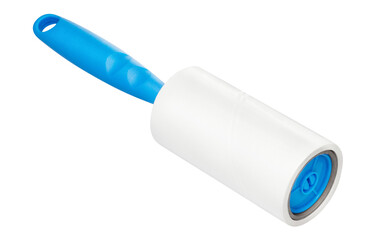 Sticky paper lint roller cut out