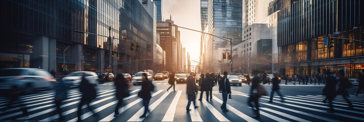 people in the city