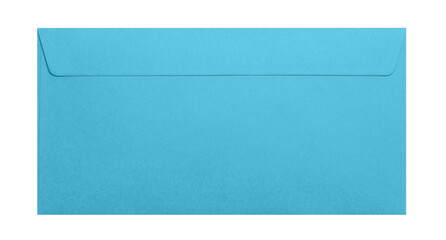 Blue envelope cut out