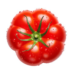 tomato isolated on transparent background cutout