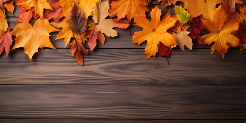 colorful autumn concept background, generative AI