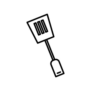 recommend clip art: spatula line icon