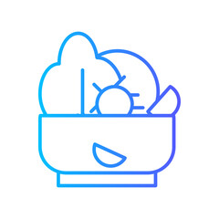 salad gradient icon