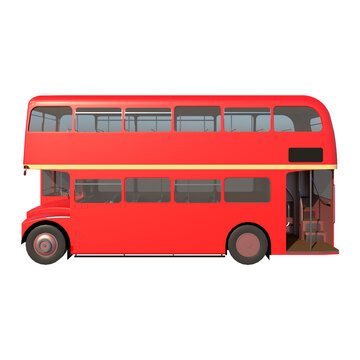 red double decker bus