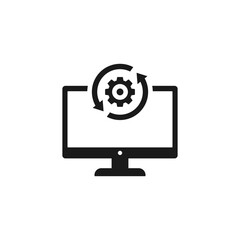 data processing icon or data process icon vector isolated. Best data processing icon vector for mobile apps, websites, data process design element, and more.