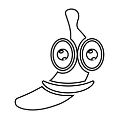 Banana, cartoon, fruit icon