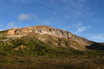 Fototapeta premium Climbing Mount Issaikyo, Tochigi, Japan