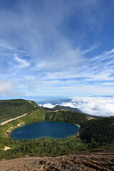 Obraz premium Climbing Mount Issaikyo, Tochigi, Japan