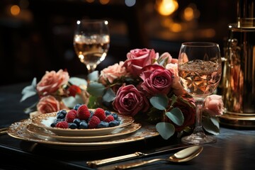 Elegant Table Setting for a Fine Dining Experience
