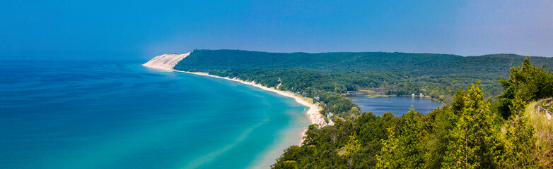 Empire Bluff Scenic Lookout, Empire Bluff Trail, Sleeping Bear Dunes National Lakeshore, Michigan