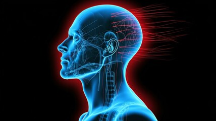 x ray anatomy of a human head
