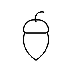 acorn line icon