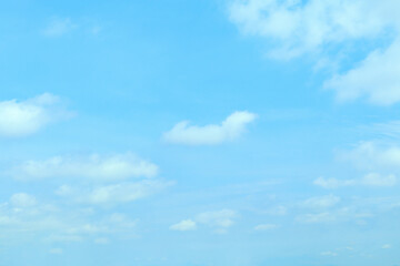 beautiful blue sky with clouds background