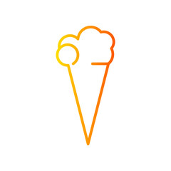 ice cream gradient icon