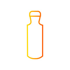 milk bottle gradient icon