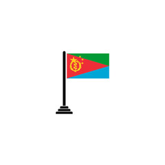 Eritrea flags icon set, Eritrea independence day icon set vector sign symbol