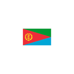 Eritrea flags icon set, Eritrea independence day icon set vector sign symbol