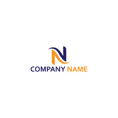 Creative and modern N letter logo design. N. N Logo Design, Initial N Logo template
