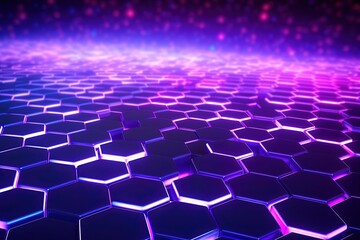 Naklejka premium abstract futuristic background with pink blue glowing neon moving high speed wave lines and bokeh lights. Data transfer concept Fantastic wallpaper